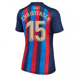 Damen Fußballbekleidung Barcelona Andreas Christensen #15 Heimtrikot 2022-23 Kurzarm